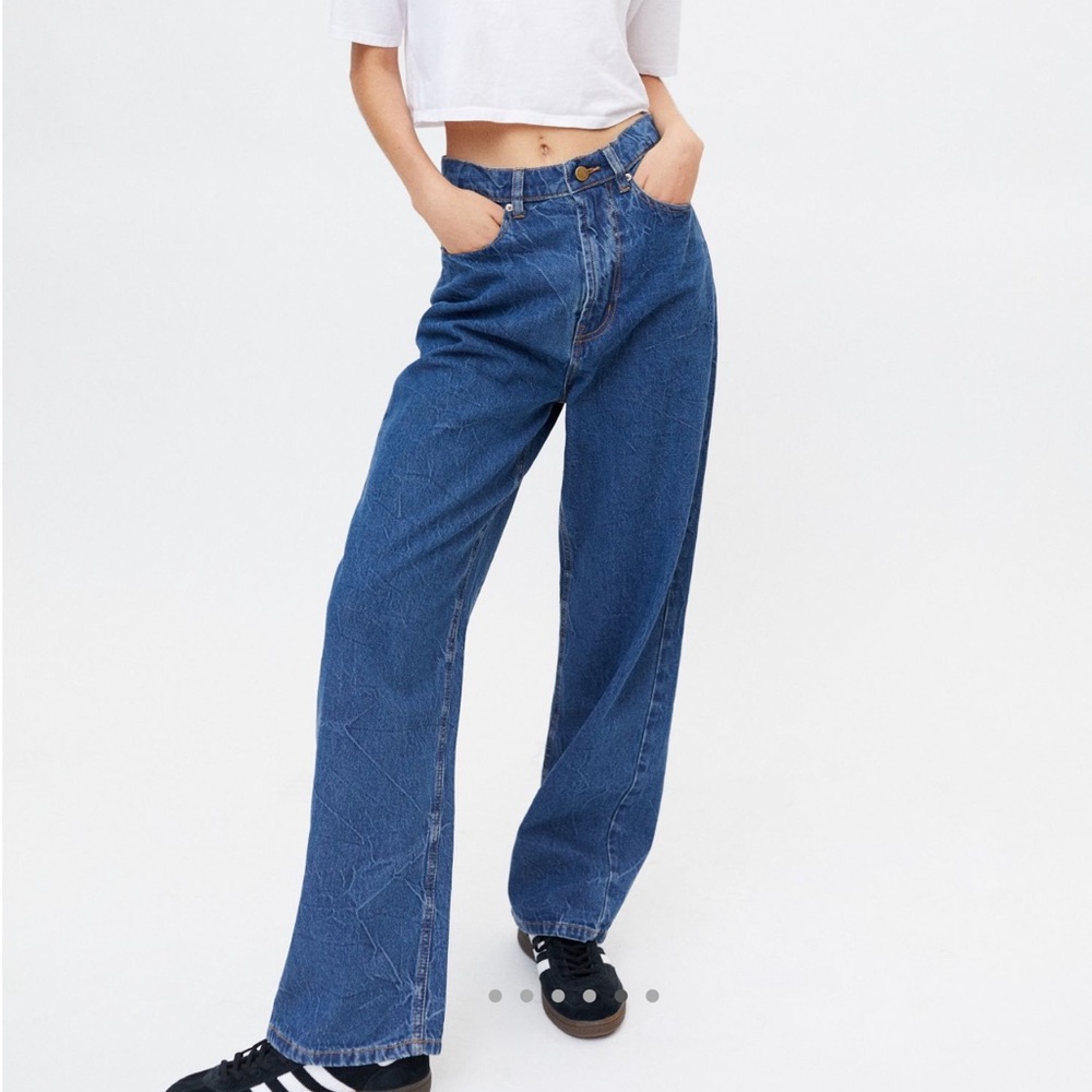 NWOT BDG Urban Outfitters Drop Straight Jeans in Tinted Denim